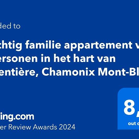 Prachtig familie appartement voor 6 personen in het hart van Argentière, Chamonix Mont-Blanc Esterno foto