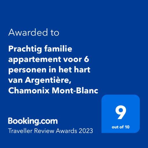 Prachtig familie appartement voor 6 personen in het hart van Argentière, Chamonix Mont-Blanc Esterno foto